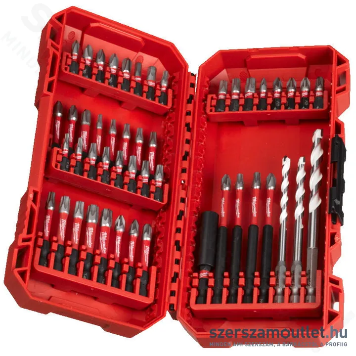 MILWAUKEE SHOCKWAVE™ IMPACT DUTY bitkészlet 48 részes