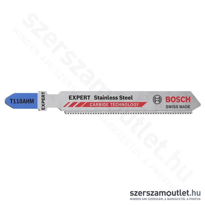BOSCH EXPERT Stainless Steel T 118 AHM szúrófűrészlapok 83/1,1mm 3db (2608900561)