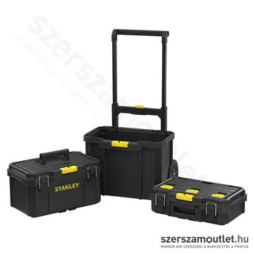 STANLEY 3in1 Összecsatolható gurulós tárolórendszer 80l 45kg (STST83319-1)