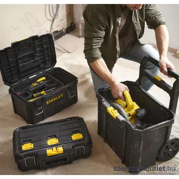 STANLEY 3in1 Összecsatolható gurulós tárolórendszer 80l 45kg (STST83319-1)