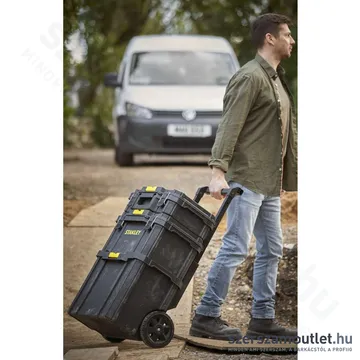 STANLEY 3in1 Összecsatolható gurulós tárolórendszer 80l 45kg (STST83319-1)