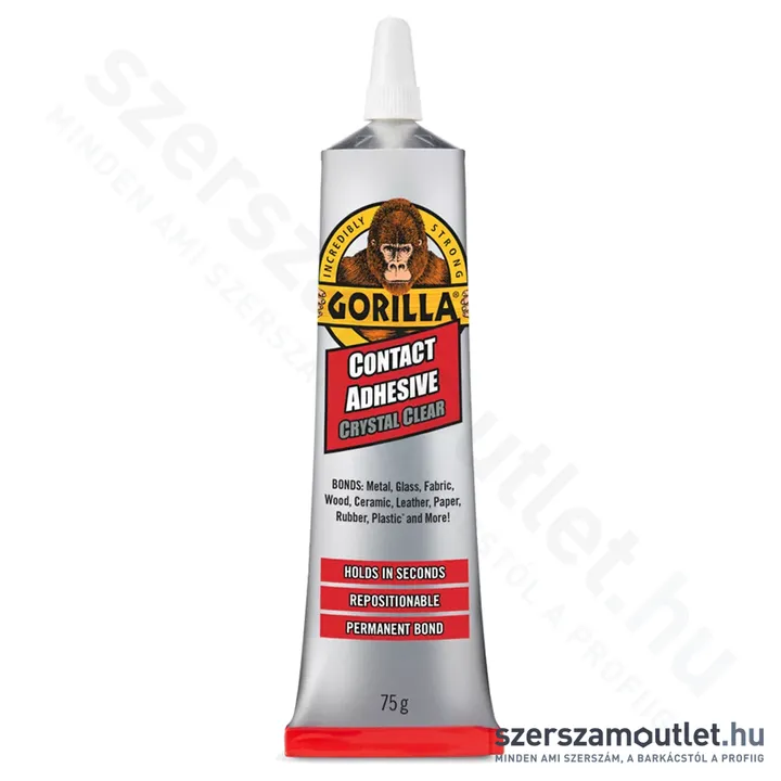 GORILLA CONTACT ADHESIVE CLEAR Kristálytiszta általános kontakt ragasztó 75g (2144000)