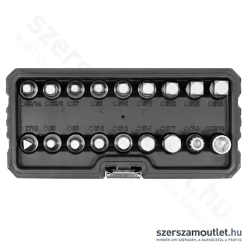 YATO Acél olajleeresztő kulcs készlet 18db-os (YT-05991)