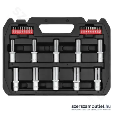 YATO Dugókulcs készlet racsnis hajtókarral 1/2" 60 db-os (YT-12660)