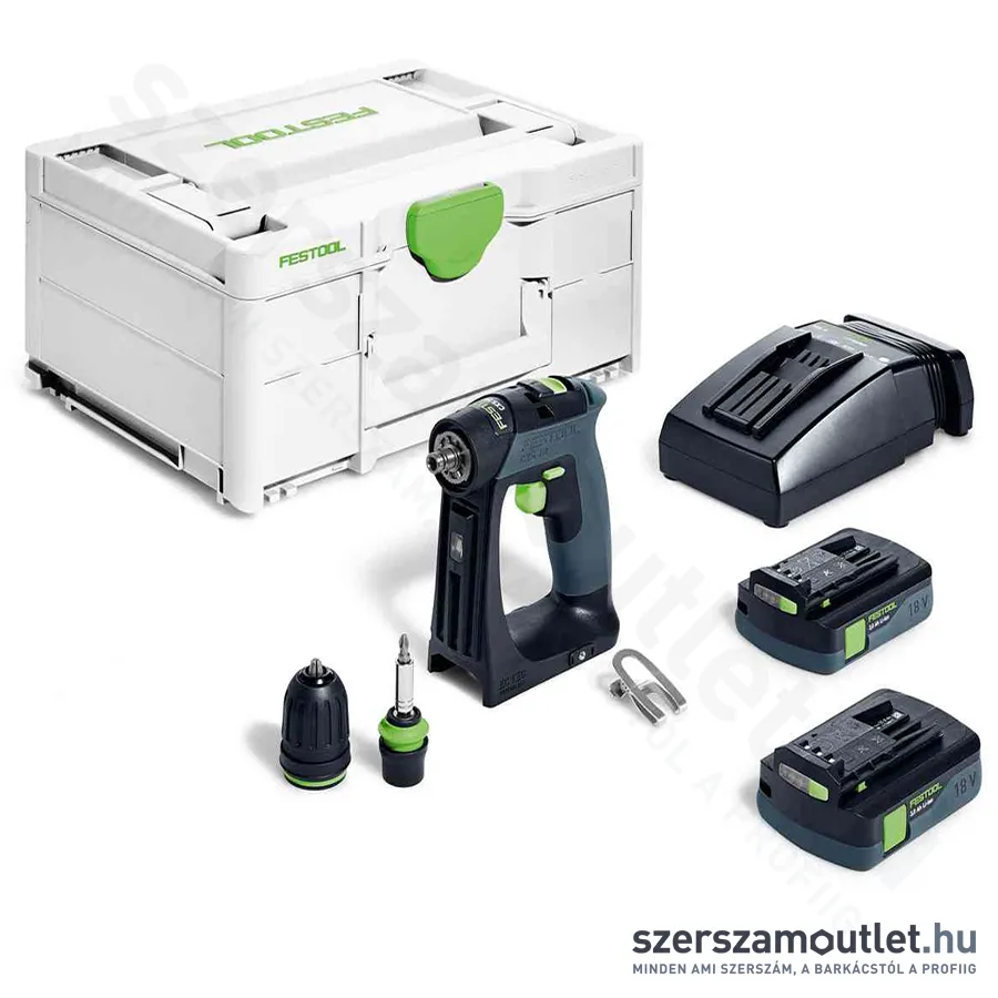 FESTOOL CXS 18 C 3,0-Plus akkus fúró-csavarbehajtó