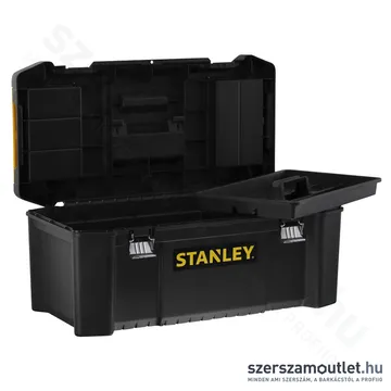 STANLEY Szerszámosláda fémcsattal és rendszerezővel 26