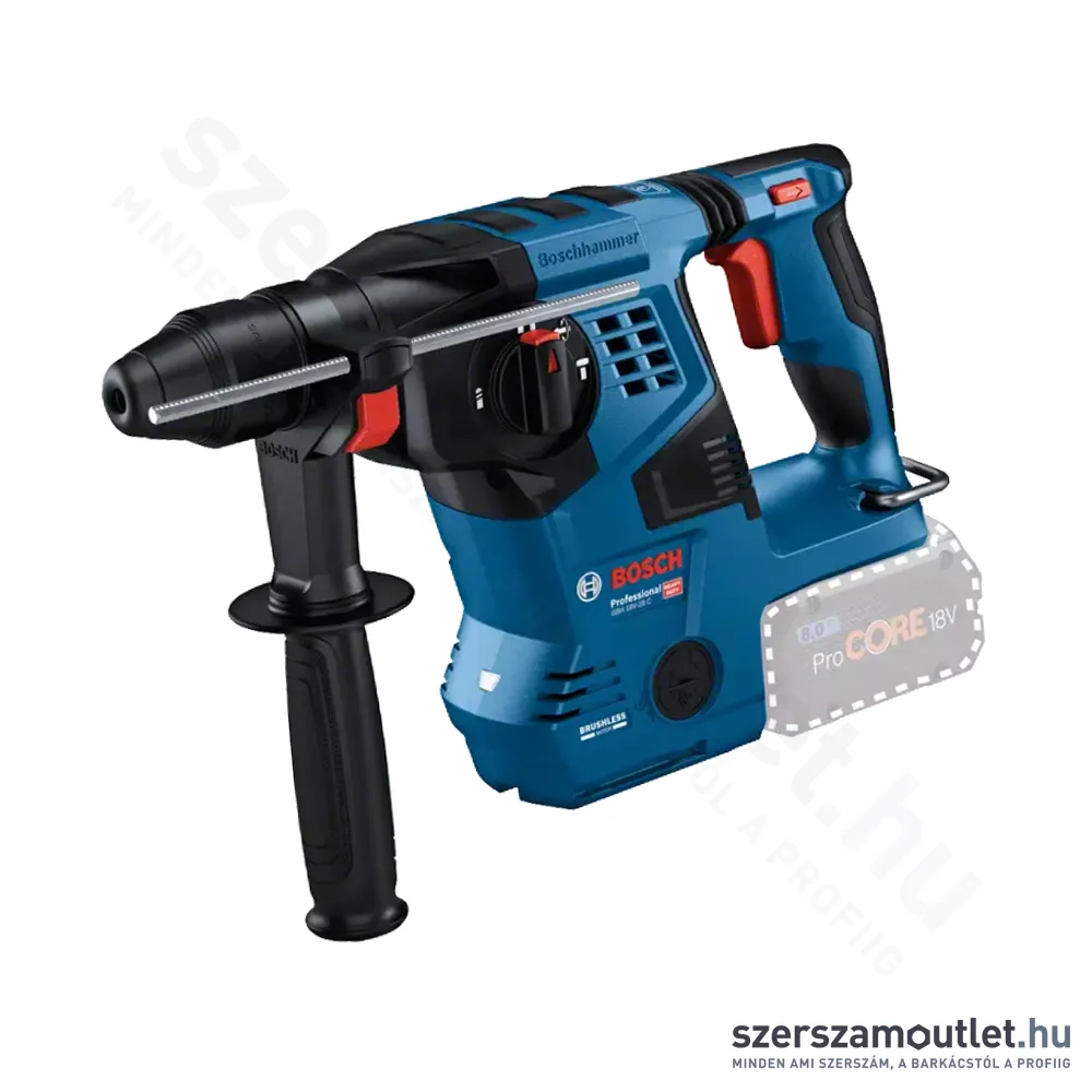 BOSCH GBH 18V-28 C Akkus fúró-vésőkalapács szénkefementes (3,3J)(Akku és töltő nélkül!)(0611920000)
