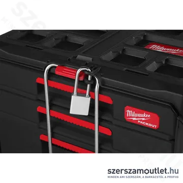 MILWAUKEE PACKOUT 2+1 Fiókos tároló láda