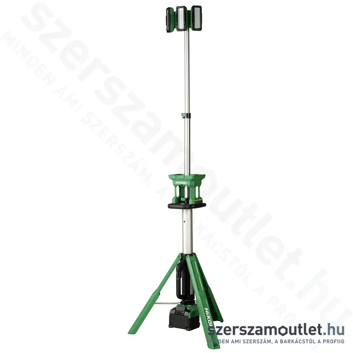 HIKOKI UB18DG-W4Z Akkus és hálózati állványos térmegvilágító LED lámpa (18V) (Akku és töltő nélkül!)
