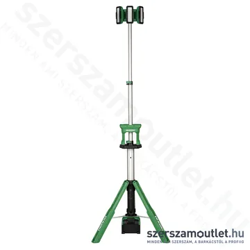 HIKOKI UB18DG-W4Z Akkus és hálózati állványos térmegvilágító LED lámpa (18V) (Akku és töltő nélkül!)