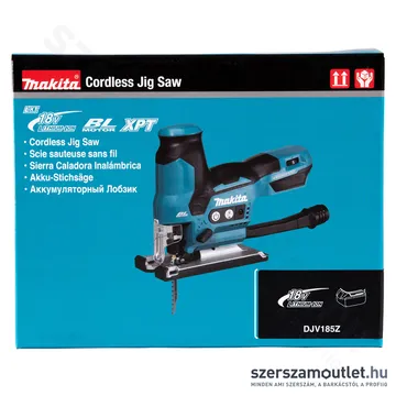 MAKITA DJV185Z Akkus szénkefementes szúrófűrész 18V ( Akku és töltő nélkül)
