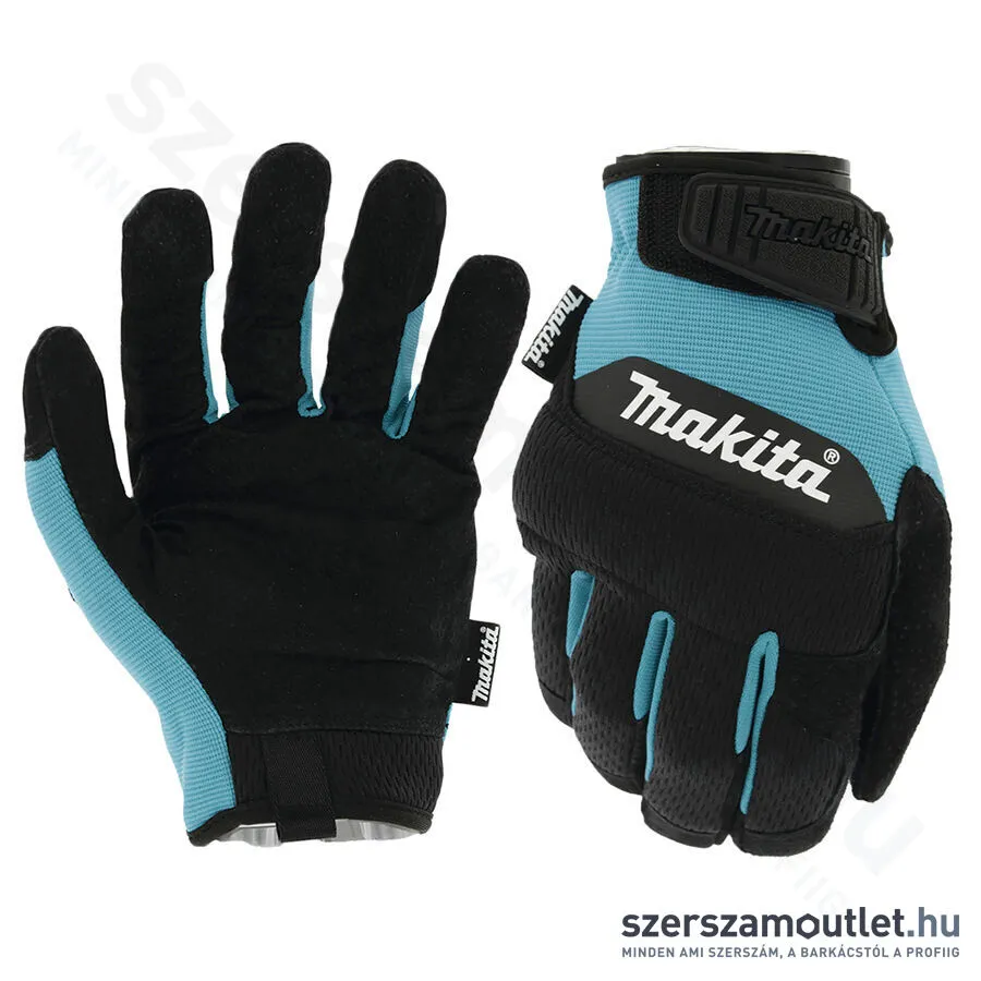 MAKITA munkakesztyű 100% eredeti bőr tenyér kialakítással M (P-84595)