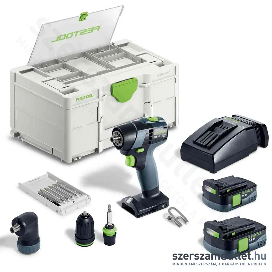 FESTOOL TXS 12 2,5-Set Akkus fúró-csavarbehajtó