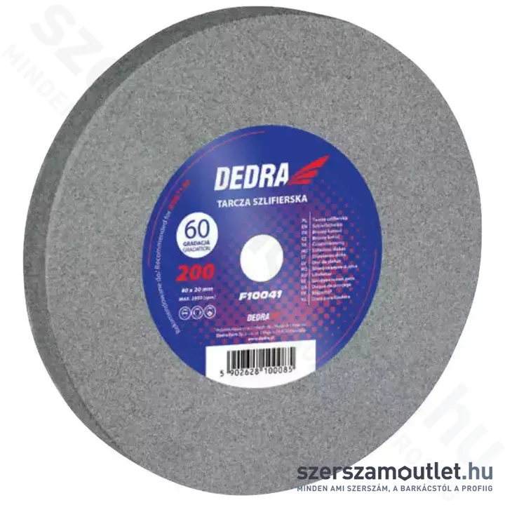 DEDRA Köszörűkorong 200x40x20mm G60 (F10041)