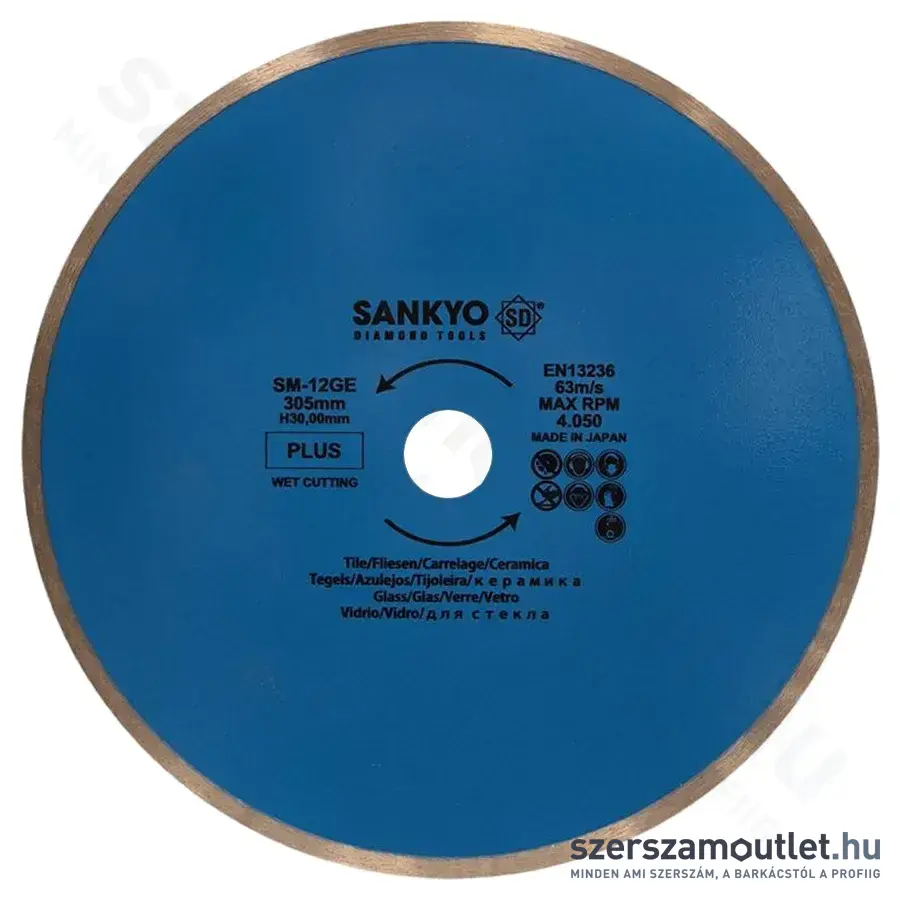 SANKYO Gyémánttárcsa 305mm (SM-12GE)