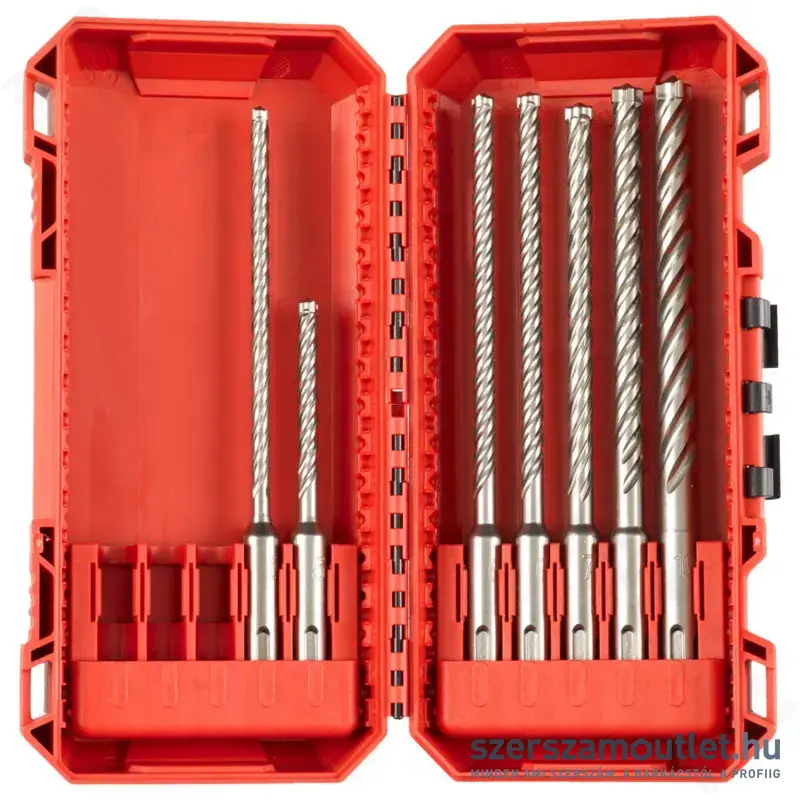 MILWAUKEE MX4 SDS-Plus 4 élű fúrószár készlet 7 részes (5,5-10mm) (4932492114)