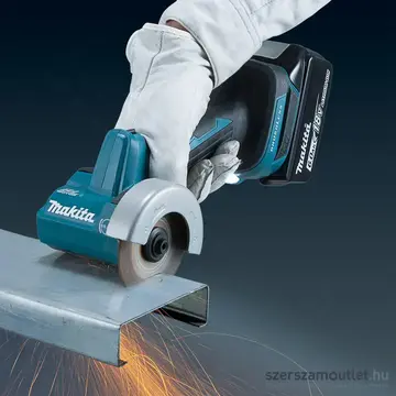 MAKITA DMC300Z Akkus szénkefementes sarokcsiszoló 76mm (18V) (Akku és töltő nélkül!)