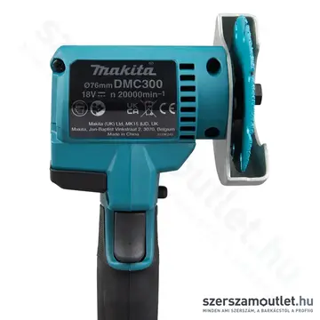 MAKITA DMC300Z Akkus szénkefementes sarokcsiszoló 76mm (18V) (Akku és töltő nélkül!)