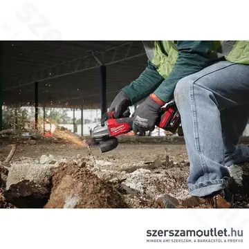 MILWAUKEE M18 FSAGSVO125X-0X Akkus sarokcsiszoló alsókapcs. HD koffer (18V/125mm)(Akku/töltő nélkül)