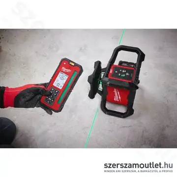 MILWAUKEE M18 RLOHVG300-501C Akkus forgólézer + vevő kofferben (ZÖLD) (1x5,0Ah/18V) (4933493194)