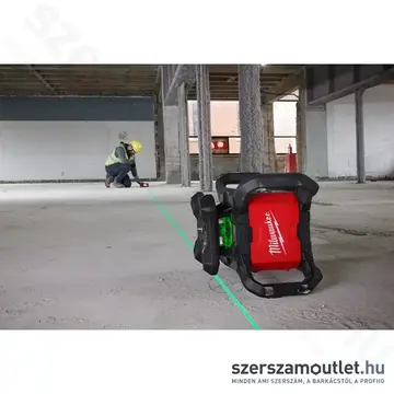 MILWAUKEE M18 RLOHVG300-501C Akkus forgólézer + vevő kofferben (ZÖLD) (1x5,0Ah/18V) (4933493194)