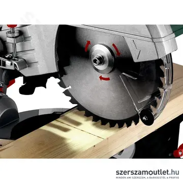 METABO KGS 305 M Fejező és gérvágó fűrész húzófunkcióval lágyindítással (2000W,305mm)