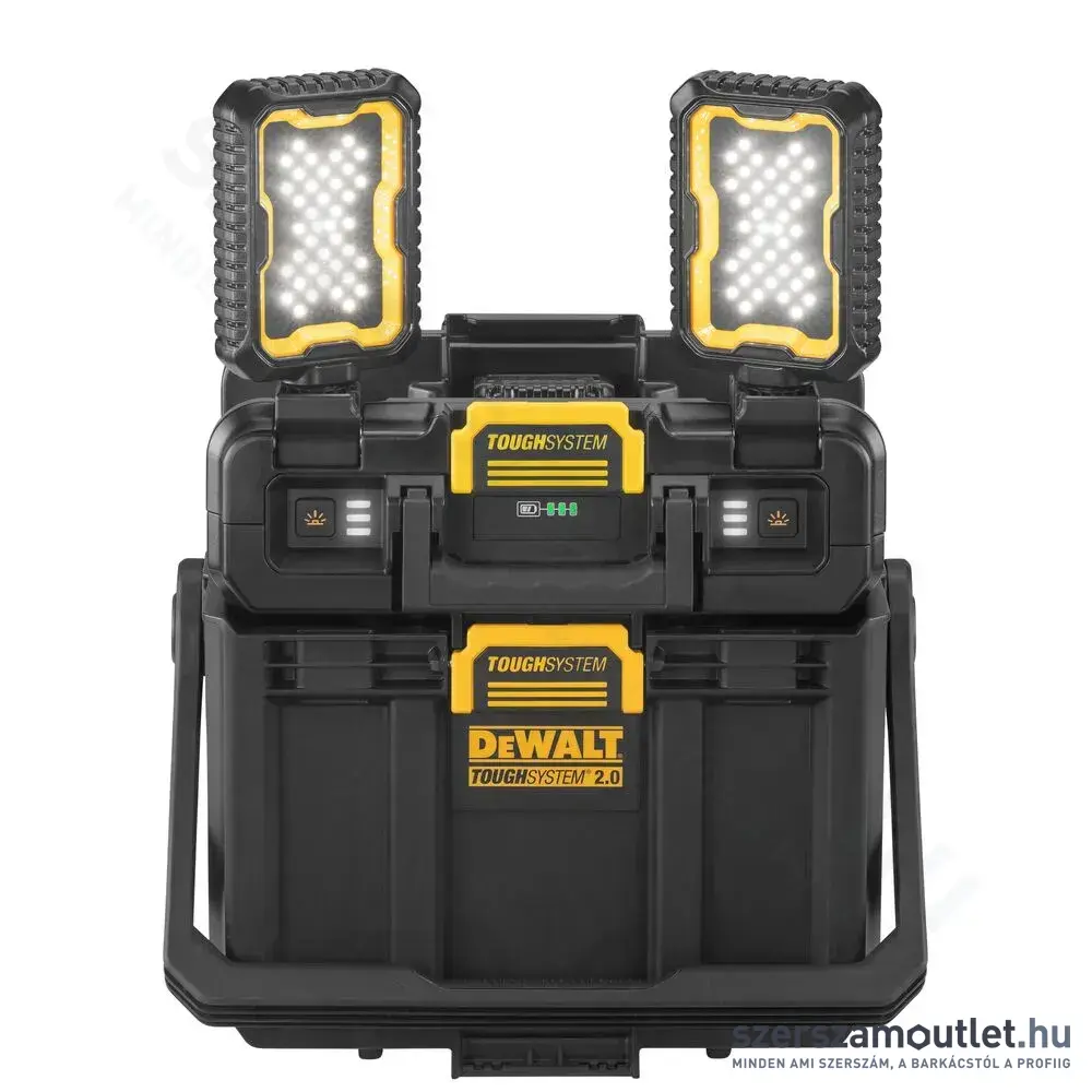 DEWALT TOUGHSYSTEM 2.0 Tároló láda és akkus munkalámpa (18V) (Akku és töltő nélkül)