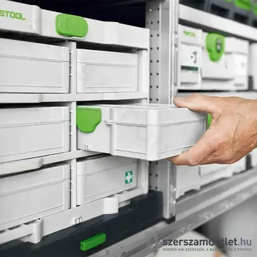 FESTOOL Systainer³ SYS3 S 76 TRA szerszámos láda (átlátszó tetővel)