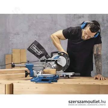 SCHEPPACH HM 216 Gérvágó fűrész húzófunkcióval és lézerrel 216mm, 2000W +2db penge