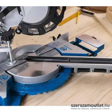 SCHEPPACH HM 216 Gérvágó fűrész húzófunkcióval és lézerrel 216mm, 2000W +2db penge