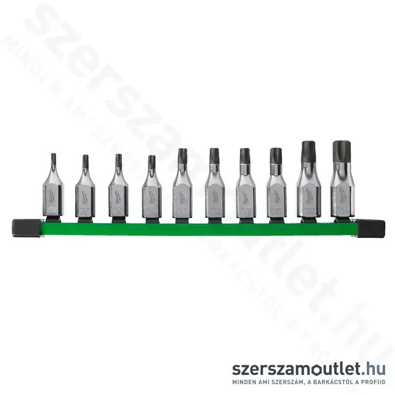MILWAUKEE Torx-bit dugókulcs készlet 10 részes 3/8