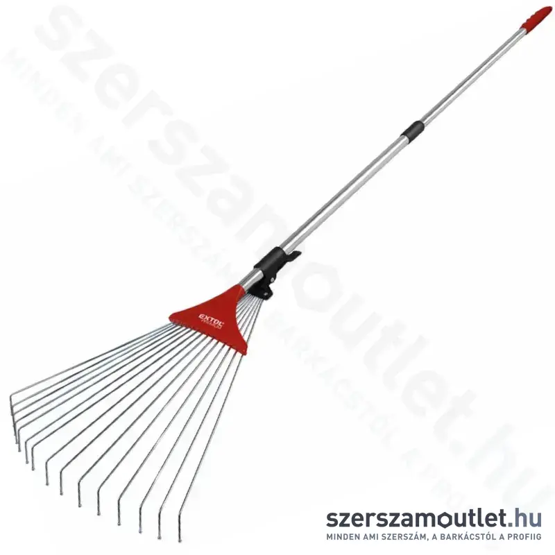EXTOL Lombseprű teleszkópos fém nyéllel 158cm (8875000)