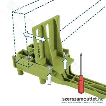 EXTOL Fatipliző sablon készlet 44 részes (6/8/10mm) (901803)