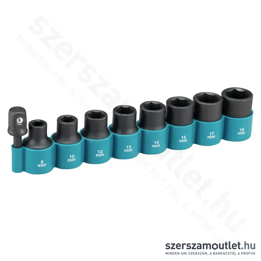 Makita 1/2” CR-MO gépi dugókulcs készlet 9db-os