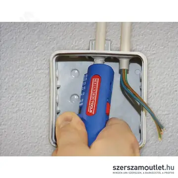 WEICON No.16 Quadro Kábel csupaszoló/vezeték blankoló 4 funkciós Solingen pengével 8-13mm, 125mm (52