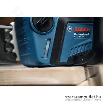 BOSCH GKE 18V-40 Professional Akkus szénkefementes láncfűrész 3/8