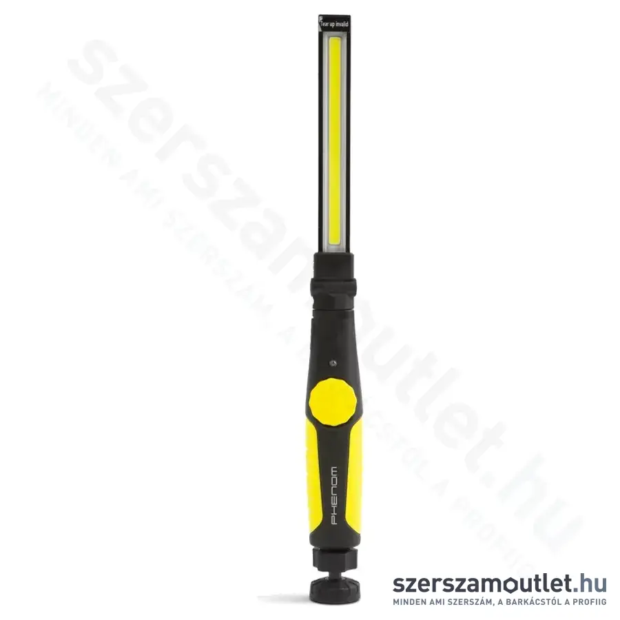 PHENOM COB LED Akkus munkalámpa 300lm, 1200mAh Li-ion akku, 120°, 5W (18647B)