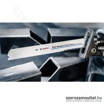 BOSCH PRO Medium-Thick Metal precise S1237BEF Szablyafűrészlap 2-6mm, 300x25x1,1mm (5db/csomag)