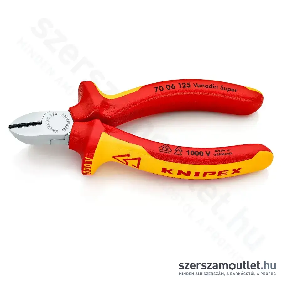 KNIPEX Oldalcsipőfogó 125mm (70 06 125)