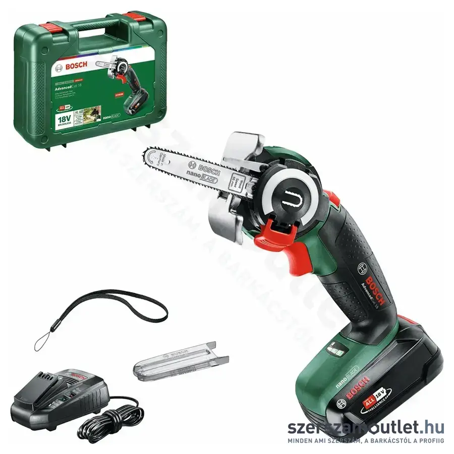 BOSCH UniversalCut 18V Akkus szénkefementes NanoBlade fűrész 18V (2,5Ah akku és töltő) (06033D5101)