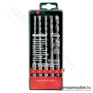 METABO SDS-Plus Classic Fúrószár készlet 5-10mm/160mm, 5db-os (626243000)