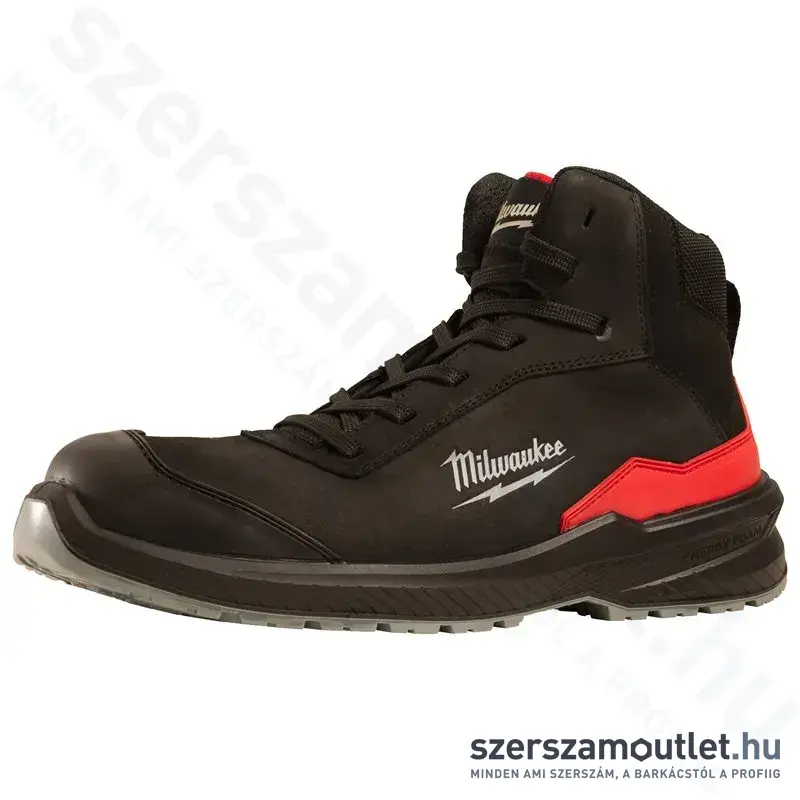 MILWAUKEE FLEXTRED S3S Munkavédelmi bőr magasszárú cipő 38-as (1M110133) (4932493729)