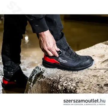 MILWAUKEE FLEXTRED S1PS Munkavédelmi magasszárú cipő BOA fűzővel 43-as (B1M110133)