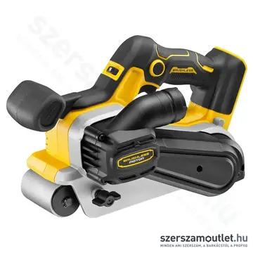 DEWALT DCW220NT-XJ Akkus szénkefementes szalagcsiszoló 75x533mm, 18V (Akku és töltő nélkül!)