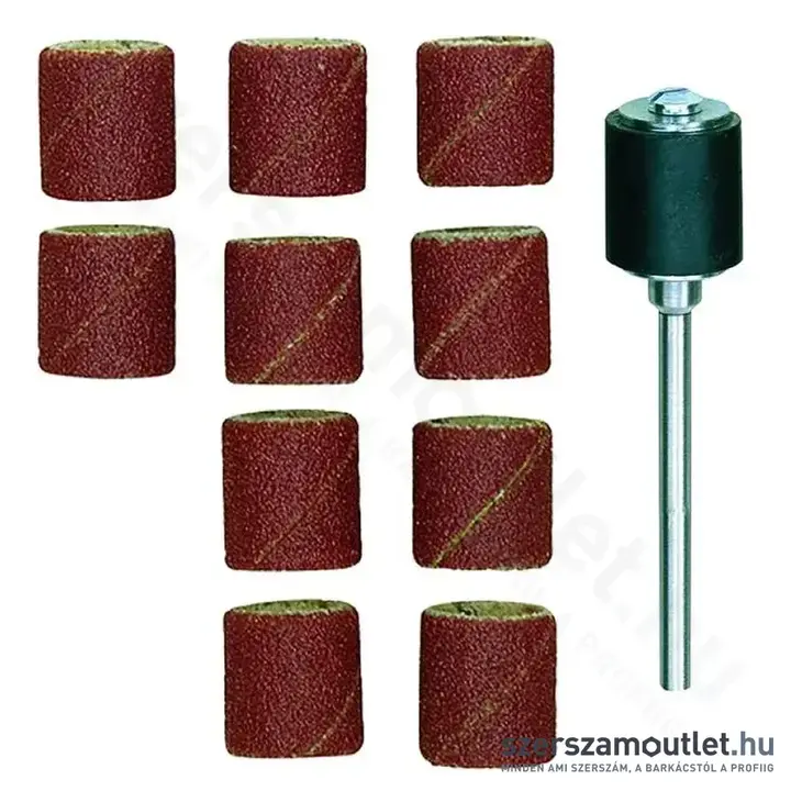 PROXXON Csiszolószalag rögzítőfejjel, hengeres, P120, 14mm (10db/csomag)