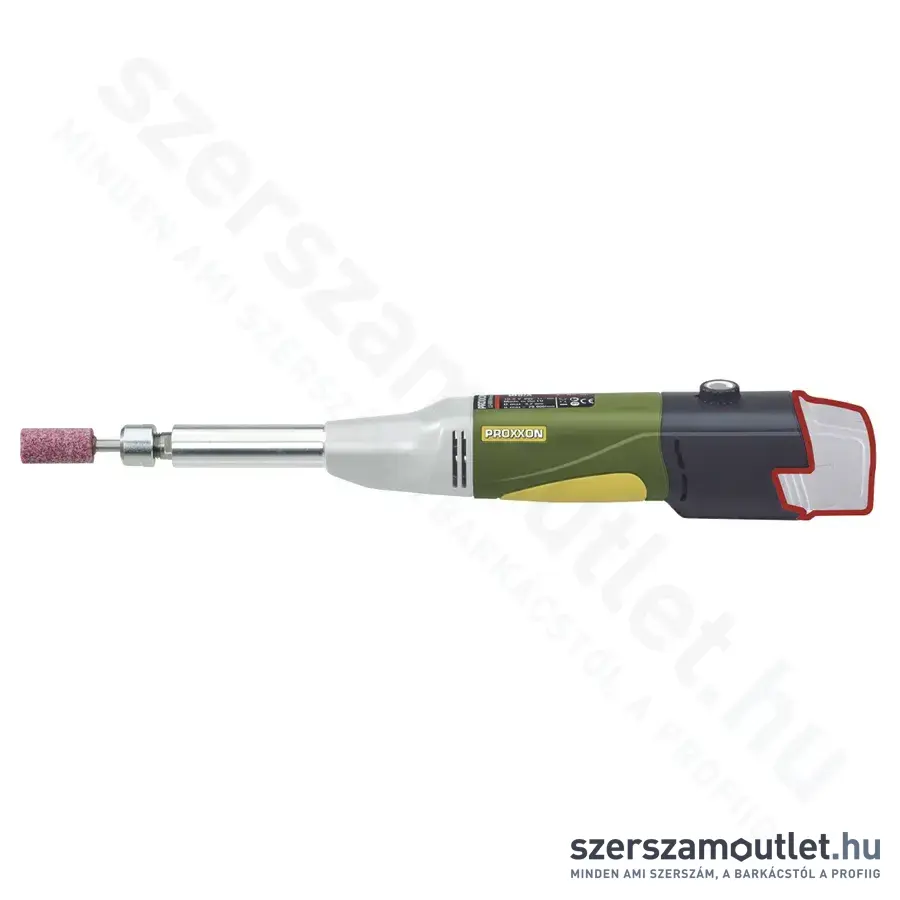 PROXXON LGS/A Preciziós csiszoló, hosszú nyakú, 345mm, 10,8V (Akku és töltő nélkül!)