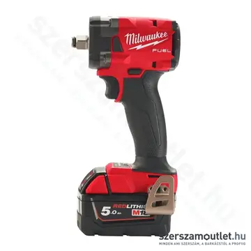 MILWAUKEE M18 FIW2F12-502X Akkus 1/2" ütvecsavarozó (339Nm) kefementes, HD kofferben (2x5,0Ah/18V)