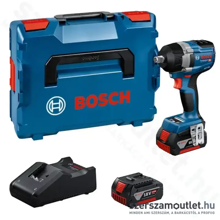 BOSCH GDS 18V-750 C Akkus ütvecsavarozó L-Boxxban (750Nm 1/2") (2x5,0Ah/18V)