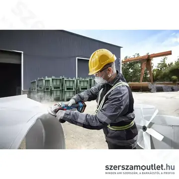 BOSCH GWS 18V-11 S Akkus sarokcsiszoló L-Boxxban (2x5,0Ah/18V)