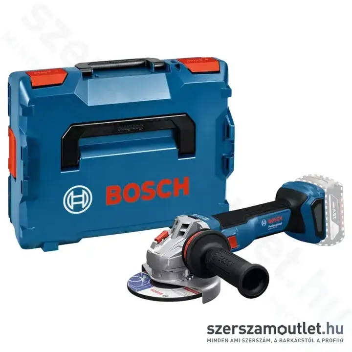 BOSCH GWS 18V-11 Akkus sarokcsiszoló L-Boxxban (18V/125mm) (Akku és töltő nélkül!) (06019N4102)